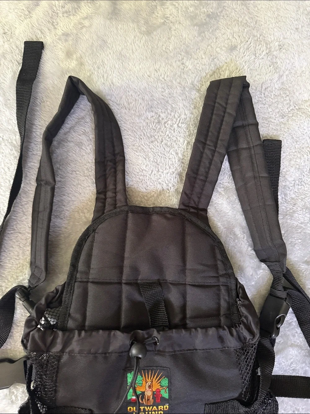 Outward Hound Pet Gear Black Small Dog Backpack Carrier